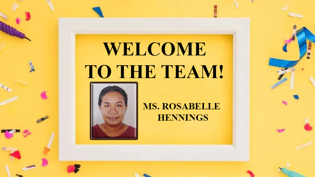 Welcome Ms. Rosabelle Hennings