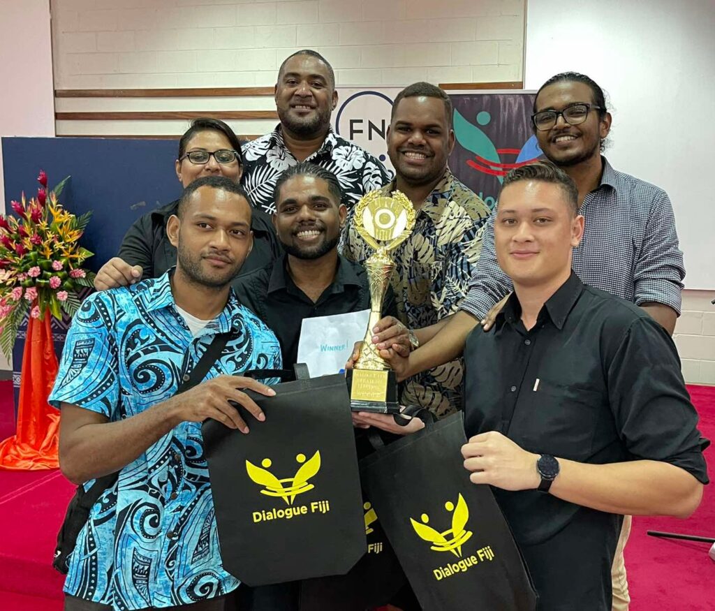 UniFiji winning debate team